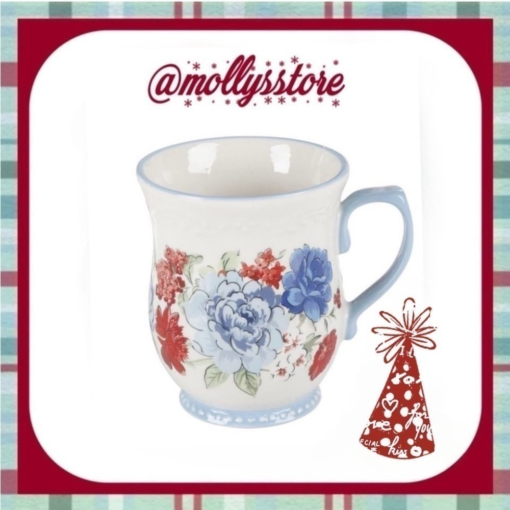 🩷 New The Pioneer Woman Classic Charm 17-Ounce Mug, Qty 1 - Picture 6 of 7